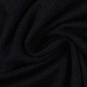 Swafing Vanessa Baumwoll Jersey Uni Schwarz 299